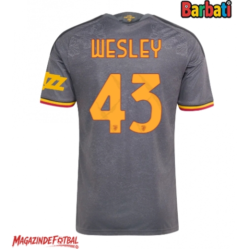 AS Roma Wesley Franca #43 Tricou Fotbal Replică 2026-27 Barbati Treilea AS Roma Wesley Franca #43 Tricou Fotbal Replică 2026-27 Barbati Treilea